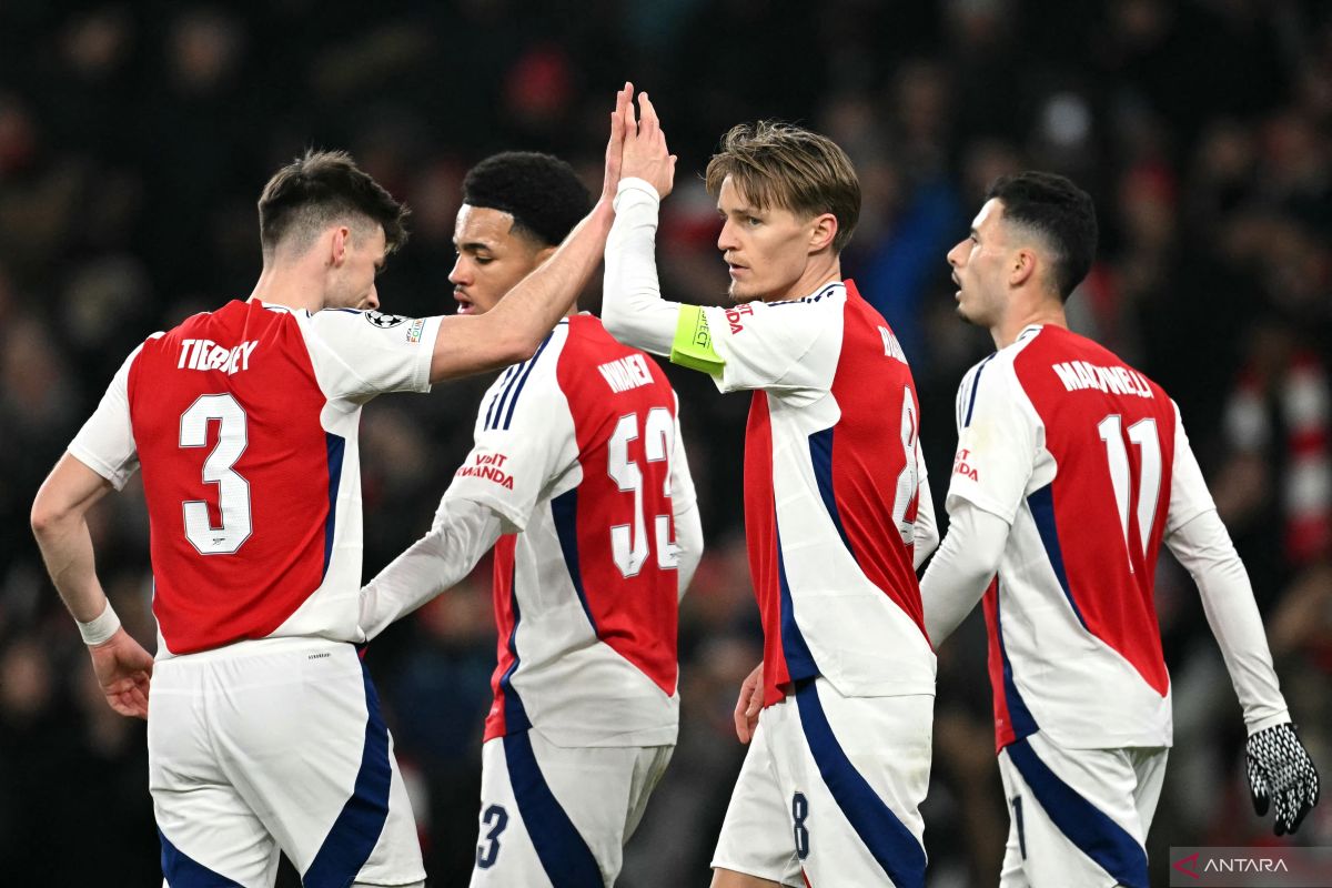 Arsenal pesta tujuh gol di markas PSV Eindhoven