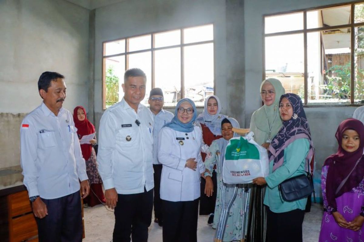 Kemensos serahkan bantuan bagi penyandang disabilitas di Kampar Riau